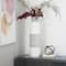 CosmoLiving by Cosmopolitan White Ceramic Modern Vase, 6" x 22"
